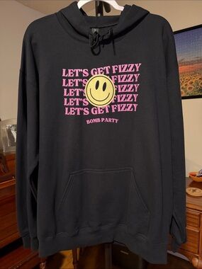 Bomb Party Let’s Get Fizzy Black Hoodie